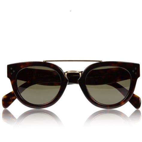 celine dark havana round rim sunglasses|are celine sunglasses polarized.